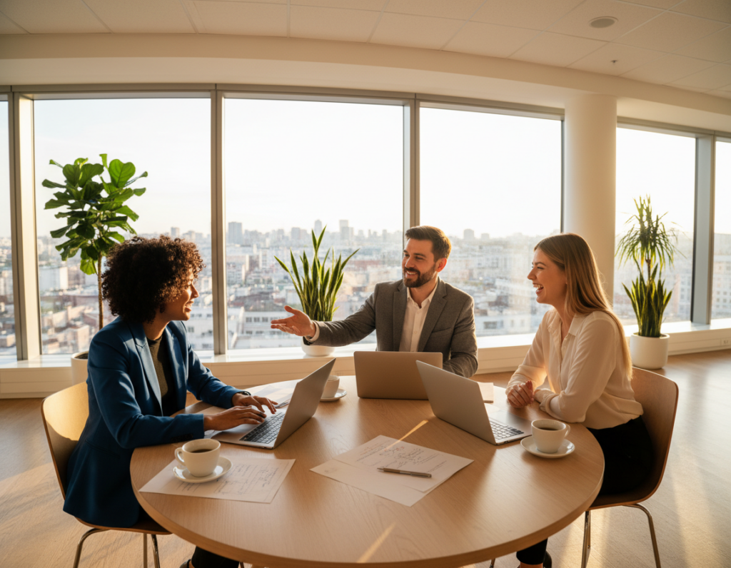 The Structure of Professional Relationships That Support Long-Term Collaboration